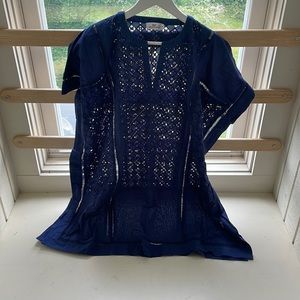Vineyard vibes pool coverup navy XS/S